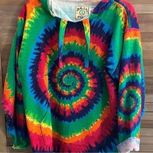 Multicolor Tie-Dye Hoodie